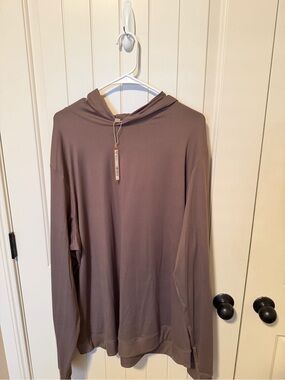 SKIMS outdoor jersey hoodie - truffle